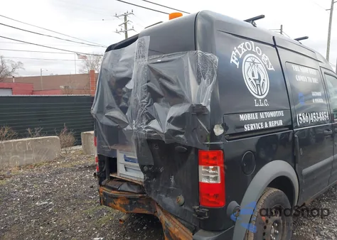 2010 Ford Transit Connect Xlt из США, поврежденный, VIN NM0LS6BNXAT028999